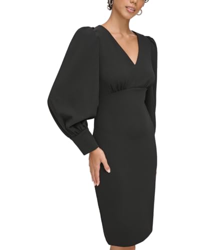 Calvin Klein Women's Vneck Sheath Work Dress3
