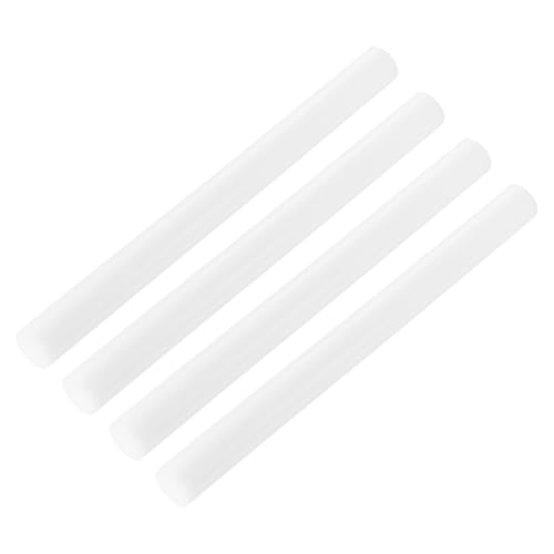 Image of MECCANIXITY ABS Plastic Rod Round Solid Bar 25 mm x 300mm White for DIY Model Material, Architectural Model Making, DIY Sand Table, Pack of 4