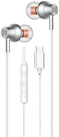 HEARTZ TYPE C KULAKLIK, TYPE C ÇIKIŞI OLAN TÜM MODELLERİ DESTEKLER MODEL SEÇMEZ BASS TİZ HD SES KALİTESİ TPC-02 (BEYAZ) - Görsel 1