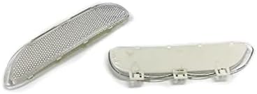 2PC Clear Front Bumper Side Marker Light Reflector For 1999-2003 BMW E46 3 Series 323ci 325ci 328ci 330ci / 2001-2006 E46 M3 & M3 Convertible