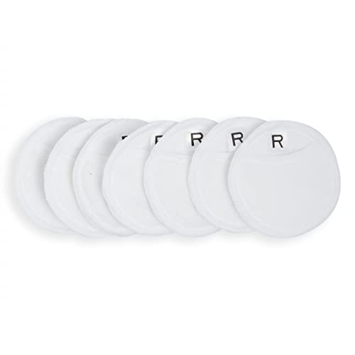 Revolution Beauty London, almohadillas desmaquillantes recicladas y reutilizables, 7 piezas