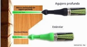 Miniatura 2 de Marxman Green Standard X2 Chalk Black Deep X2 - Juego De Herramientas Para Marcar Agujeros