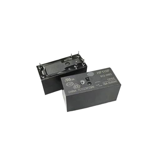 Relé HF115F 012 12V 16A interruptor electromagnético de 6 pins JQX