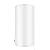 Warmwasserboiler 50 Liter, Warmwasserspeicher,Elektrisch 2000w Schnellheizer Emaille Tank,Ipx4 Led Anzeige 25–75°C,FüR Bad Dusche Haushalt Wandmontage Weiß
