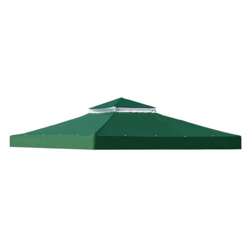 de repuesto para Gazebo, 3 x 3 m, resistente al agua, doble techo, fundas de repuesto para Gazebo, terraza, para exterior, patio, jardín, terraza, borde de piscina, playa y camping al aire libre