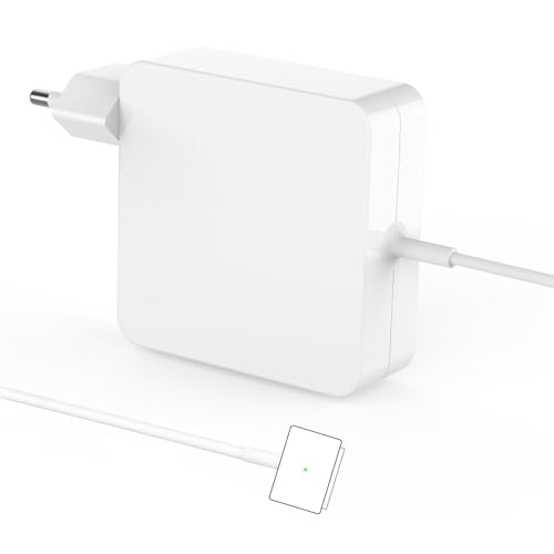 Reemplazar Mac Cargador, 45W T Tip Conector de Alimentación, Portátil Rápido Adaptador Compatible con MacBook Air 13