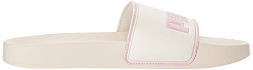 Image of PUMA Women's Leadcat Slide Sandal, Whisper White-Winsome Orchid, 10 M US
