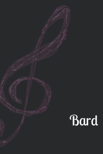 Bard - Campaign Journal: Dungeons and Dragons Player campaign diary with simple fillable 5e character sheet (5e character race campaign diaries)