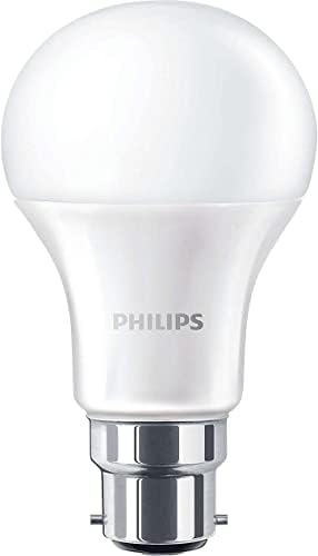 Philips Corepro LED 13 W (100 W) A60, B22 Bayonet Cap, Bulb, Warm White, Non Dimmable, Frosted [Energy Class E]