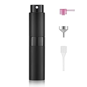 Toureal 8ml Aluminium Parfüm Zerstäuber Nachfüllbar Leer, Reise Parfümzerstäuber für Damen und Herren, Reisezerstäuber…