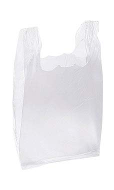SSWBasics Medium Clear Plastic T-Shirt Bags - 11 12 x 6" x 21" - Case of 1,000 - Clear Plastic Shirt Bags for Small Business - T-Shirt Bags for Shopping - Versatile Shirt Bags for Retail