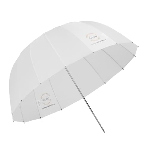 Glow Easy Lock Medium Deep Translucent Fiberglass Umbrella (33")