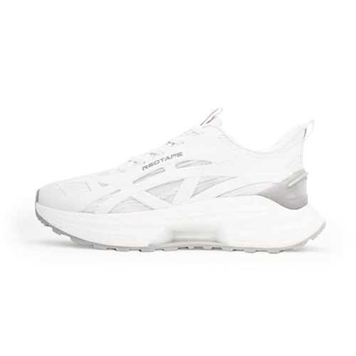 Image of Red Tape Women's Sneakers White Mesh KPU Round Toe Lace-Up