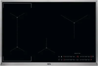 Preisvergleich Produktbild AEG IAE84421XB Küchen Einbaukochfeld Induktion 80cm BridgeFunktion Kochsensor Edelstahlrahmen