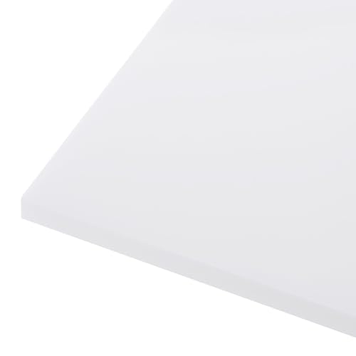 Image of 24 inch x 6 inch x 1 /8 inch HDPE Plastic Sheet, High Density Polyethylene Sheet Cutting Board White Solid Block, [for DIY, Home Floor]