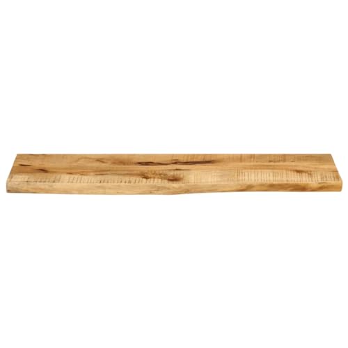 Tablero de mesa para crear escritorio flotante de mango macizo rustico 120x30 6