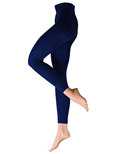 Nur Die Leggings 80 DEN Strumpfhose ohne Fuß Blickdicht warm extra breiter...