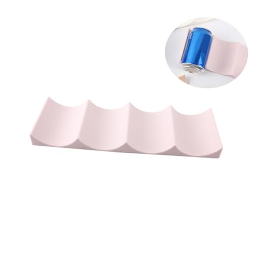 Mikinona Portabottiglie in Plastica Impilabili Organizer Per Riporre Bottiglie d Acqua Lattine e Barattoli Sui Ripiani Del Frigorifero Fondo Antiscivolo