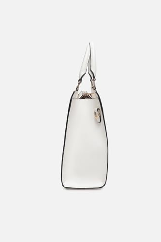 Image of Allen Solly Womens leaf-print white HANDBAG