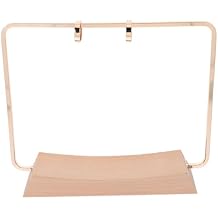 TEHAUX 1set Desk Calendar Holder with Wooden Base Rack Stylish Calendar Stand for Home Office Elegant Desktop Accessory for Organized Workspace Easy Assembly Functional Design