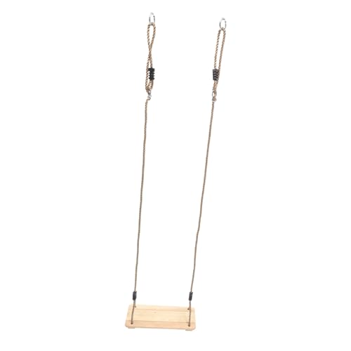 HEMOTON Indoor Outdoor Wooden Swing Garden Hanging Swing for Boys and Girls Equipment