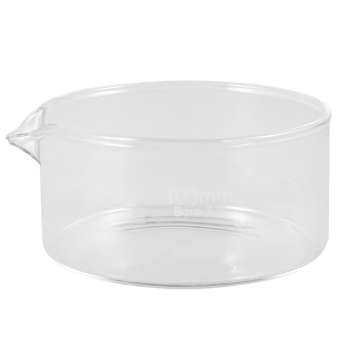 JECOMPRIS Glasutensilien Verdunstungsschale Kristallisationsschale Laborinstrumente Und -geräte Laborausrüstung Kristallisierschale Für Das Labor Glas Petrischale Transparent