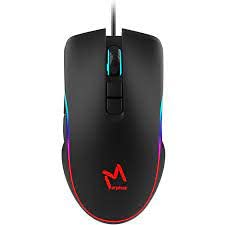 General view of the ICON Morpheus GX 66 wired gaming mouse, showing its ergonomic shape and wired connection.