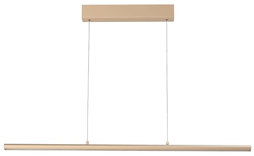 Borena Lampe suspendue sable 113cm à intensité variable et température LED réglable
