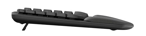 Image of Logitech Wave Keys MK670 Combo, Wireless Ergonomic Keyboard with Signature M550 L Wireless Mouse + McAfee Total Protection 2024 | 3 Device | Cybersecurity Software