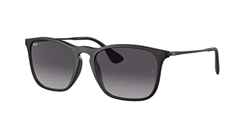 Óculos de Sol Ray-Ban Chris 0RB4187L 622/8G Tam 54 / Preto - Lentes Cinza Gradiente