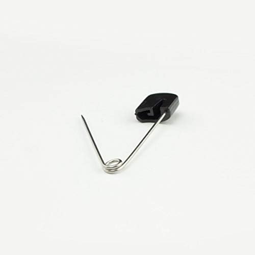 OsoCozy Diaper Pins - Black, Sturdy, Stainless Steel with Safe Locking Closures, 8 Count (Pack of 2)