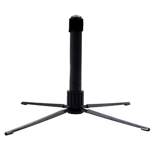 Portable Flute Stand Holder Foldable 4-Leg Stand Clarinet Rest Rack Stable Base Lightweight & Compact