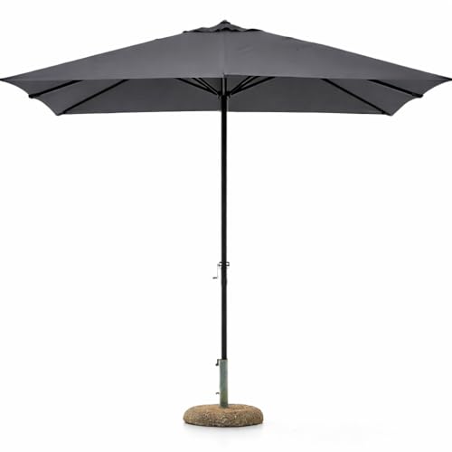 Ombrellone da Giardino 2X3 Mt Palo Centrale in Acciaio Struttura 6 e da 8 Stecche Sistema Air Vent Arredamento Gazebo Piscina Terrazzo Ambienti
