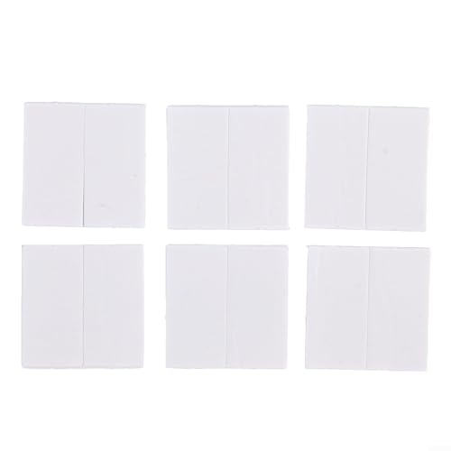 Hojas de filtro de CA lavables, papel de filtro de aire acondicionado cortable, malla de trampa de partículas de tela no tejida para ajuste para sistema de enfriamiento casero y purificador