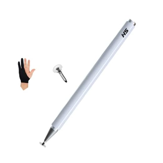 Caneta Stylus Universal para celulares e tablets (Branco)