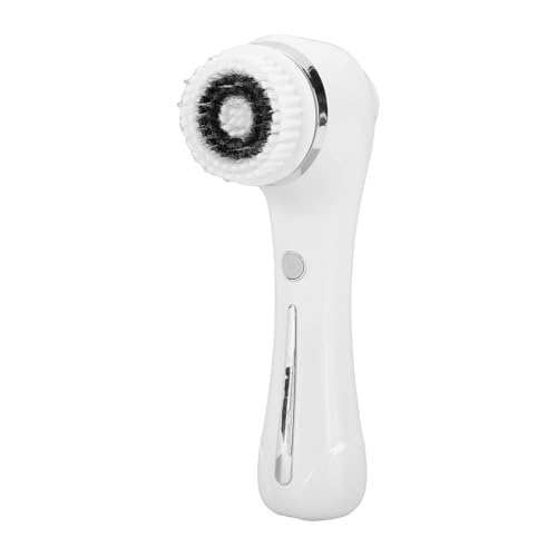 Garsent Cepillo de Limpieza Facial, Depurador Facial Eléctrico con 4 Cabezales de Cepillo, Cepillos Faciales para Limpieza y Exfoliación, 3 Velocidades Ajustables, Cepillo de Lavado de