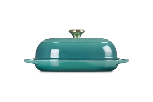 Image of Le Creuset Enameled Cast Iron Signature Oval Bread Oven, 11.5 inch, Riviera