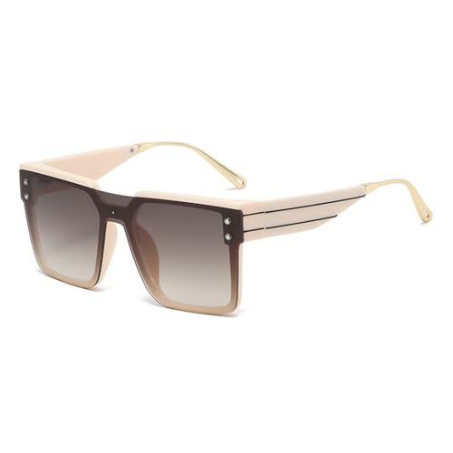 Lunettes de soleil carrées anti-éblouissement UV400, la solution grande monture pour yeux sensibles