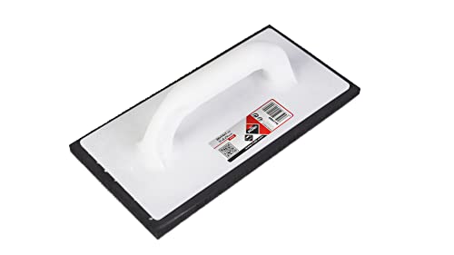 RUBI 24969 | Llana de Goma para Juntas Pro con Mango Ergonómico en Plástico | Diferentes Durezas | Caucho Expandido Negro | Medidas: 28 x 14 x 1 cm