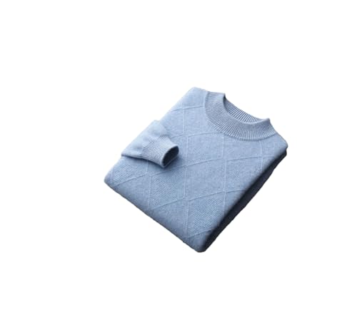 REHJJDFD Men's Half Neck Long Sleeve Sweater Thick Mock Neck Pullover Knitwear Casual Soft Warm Sweater