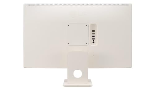 Image of LG 27SR50F 27 inch Full HD (1920 x 1080) IPS Smart Monitor with webOS, ThinQ Home Dashboard, AirPlay 2, Screen Share, Bluetooth, 2xHDMI, 2xUSB, Remote Control, White
