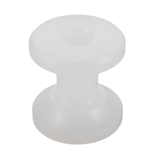 INOOMP di Ancoraggio: Ruota di Ancoraggio Bianca per Barche - di Ricambio in Nylon per imbarcazioni - puleggia di Prua Marina per Kayak, imbarcazioni da rimorchio