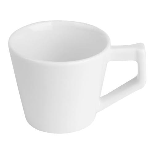 Tasses Olympia Whiteware petit format 80ml de vaisselle blanche empilable - 3
