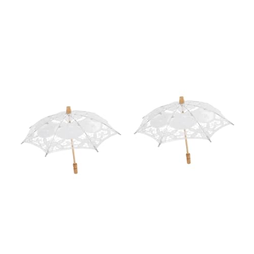 Parapluie de mariage en dentelle blanche pour sublimer vos photos de mariée