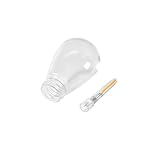 SUNTHIN 10 Pack LED Bulbs Replacement S14 Outdoor String Lights -Check Your Bulb Socket First! Avoid Wrong Purchases Due to Socket Mismatch.