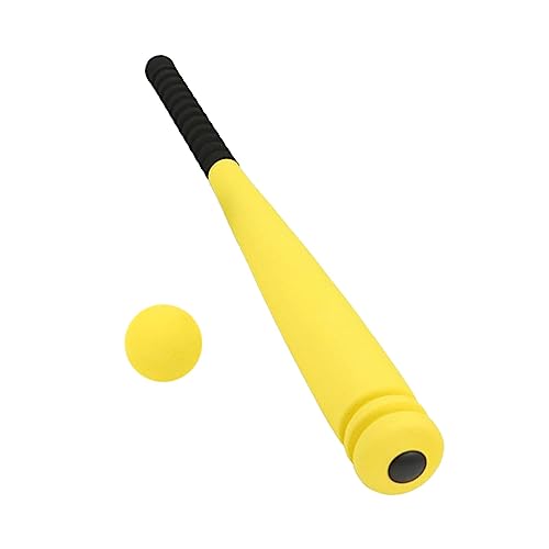Coordinación mano-ojo perfecta con esta pelota de béisbol y bate para práctica deportiva