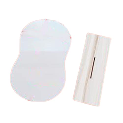 メイク イレギュラーメイク スターシェイプ アクリル レンズ 木製ベース Maquillaje ビューティー ツール デスクトップ メイク用