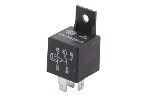 HELLA Relais, courant de travail - 12V - 5pôle - Relais inverseurs - Quantité: 1 - 4RD 933 332-551