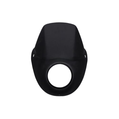 Kit de carénage de phare avec déflecteur d'aileron moto ABS noir