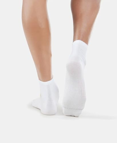 Image of Jockey 7106 Men Compact Cotton Elastane Stretch Ankle Length Socks With StayFresh Treatment (Pack of 2)
